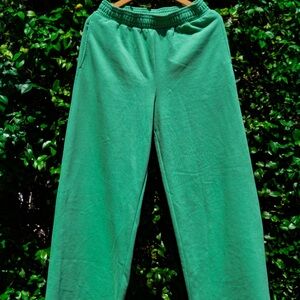 H&M Green Wide Leg Pants